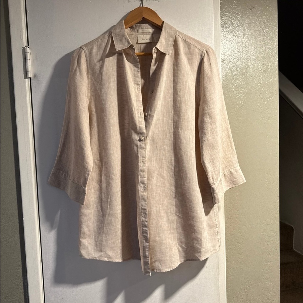 Chicos linen blouse
